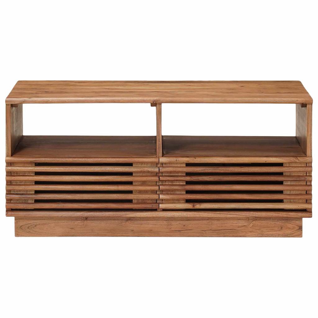 Handcrafted Coffee Table Teak Brown 85 x 45.5 x 40 cm