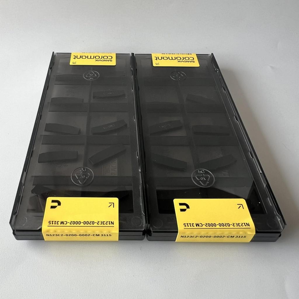 Sandvik / N123E2-0200-0002-CM 3115 / Оригинальная шведская пластина из твердого сплава 10 шт