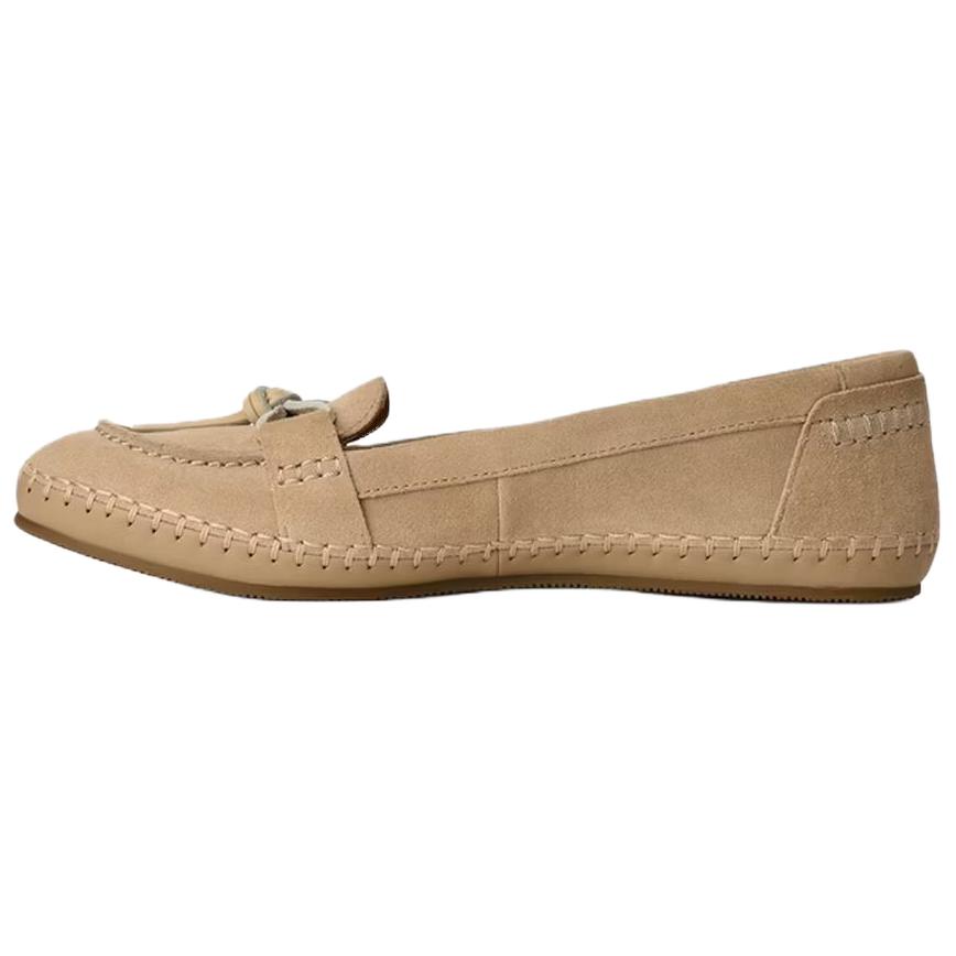UGG Модные повседневные туфли-лоферы из спилка коровы, универсальные, женские, горчичный 1178870-MDSD