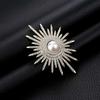 Temperament Sunflower Brooch Female Corsage Clothing Accessories Ladies Wedding Party Jewelry