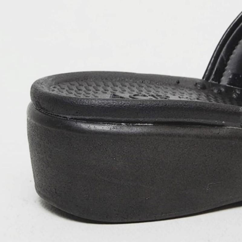 Desire Rose Women Simple Wedge Heel Office Slippers 5cm