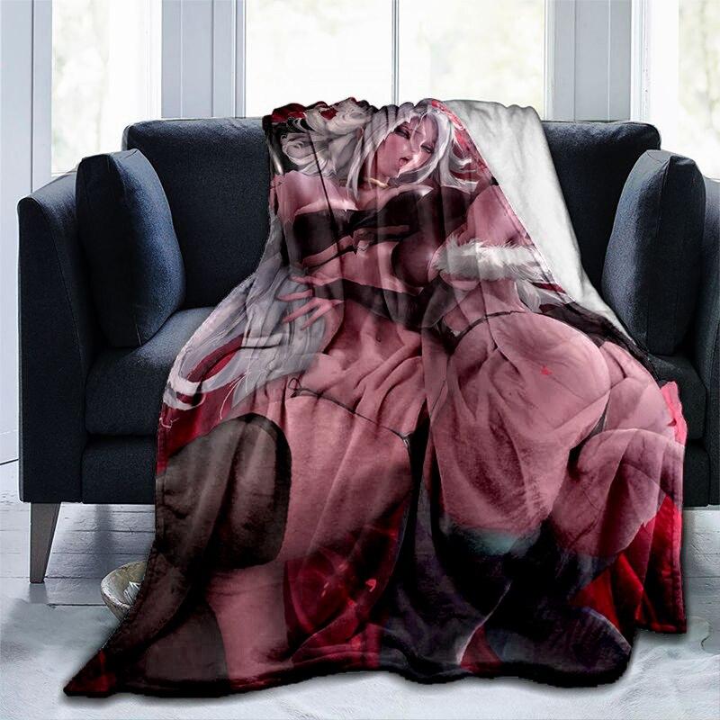 Hot Body Anime Sexy Girl Modern Blanket Flannel Soft Plush Sofa Bed Throwing Cartoon Blankets for Beds Gifts Dropshipping