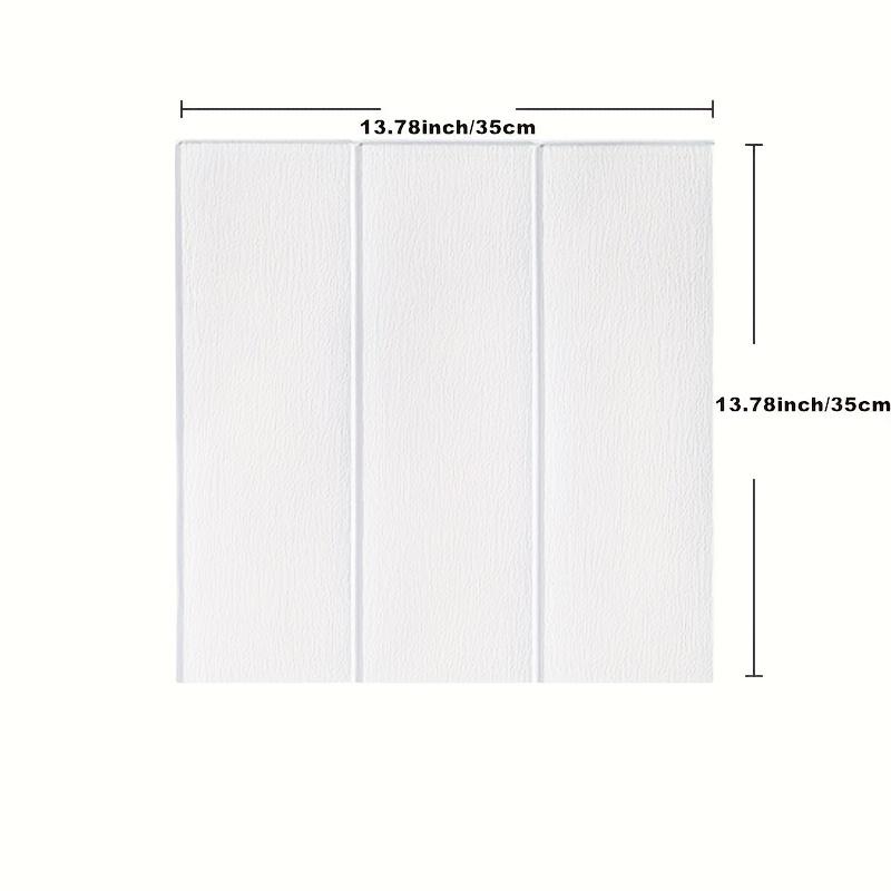 3D Wall Sticker Wood Grain Foam Self-adhesive DIY 35X35cm Waterproof and Moisture-proof Ceiling Bedroom Kitchen Wallpaper