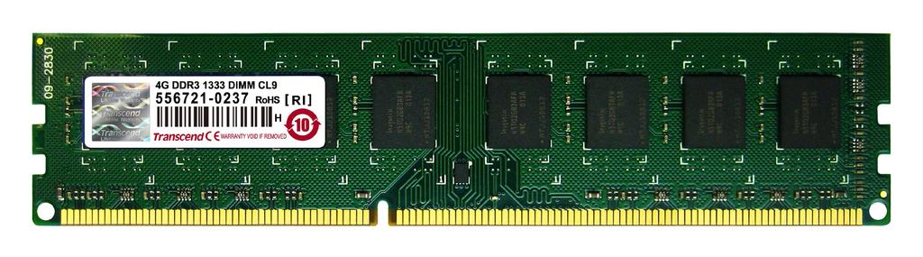 Transcend Desktop PC Memory DDR3 1333 4GB 240pin DIMM TS512MLK64V3N PC3-10600 1.5V