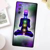 Чехол для телефона с мандалой, чакрами, надписью "Insist Yoga" для Samsung Galaxy S25 S24 Ultra S23 FE S20 S21 FE S22 Plus S9 S10 S25 FE