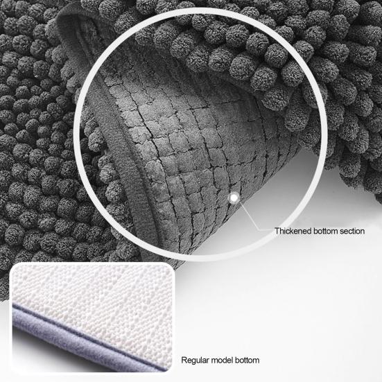 Шениловый коврик для ванной Мягкий короткий плюш Водопоглощающий коврик для ванной Быстросохнущий