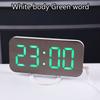 Будильник цифровой электронный умный светодиодный повтор настольный дисплей времени украшение дома 2 порта USB зарядное устройство для iPhone Android Desktop
