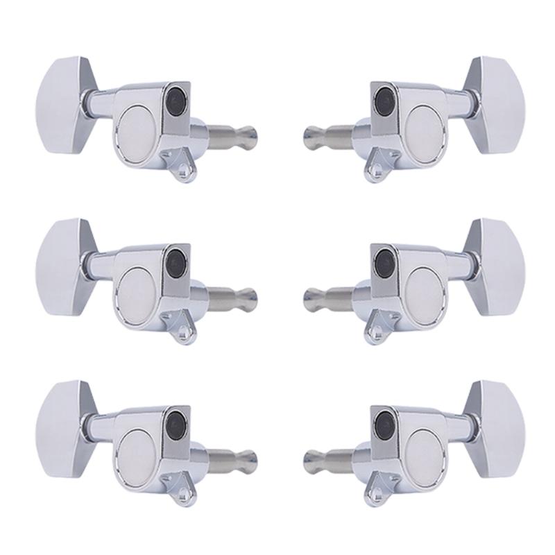6Pcs Sealed Guitar Tunings Pegs 3 Left 3 Right Guitar Machine Heads Knobs Tuner Replacement Guitar Accessories