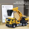 Инерционная модель крана, самосвала, экскаватора из сплава для детей, инженерная техника для игры