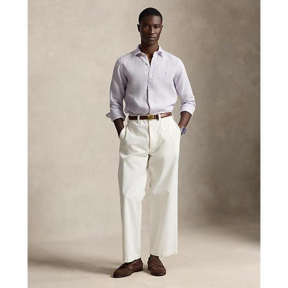 Polo Ralph Lauren Men Classic Fit Stripe Linen Shirt Mnpowov16825192500