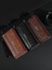 Men's PU Zipper Handbag Large Capacity Long Wallet Clutch Bag Phone Bag Multi Card Card Holder Coin Purse Wallet Double Layer