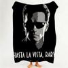 Celebrity AArnold SSchwarzenegger Throw Flannel Throw Blanket Suitable for Sofa Living Room Bedroom