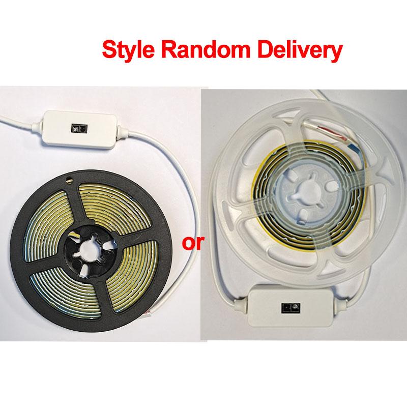 COB LED Strip Light Hand Scan Sensor Switch Flexible Lamp USB 5V 320 LEDs/m Christmas DIY Lights Tape For Home Room Party Decor