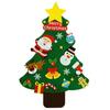 DIY Felt Christmas Tree Christmas Decoration for Home New Year Christmas Ornaments Santa Claus Xmas Kids Gifts