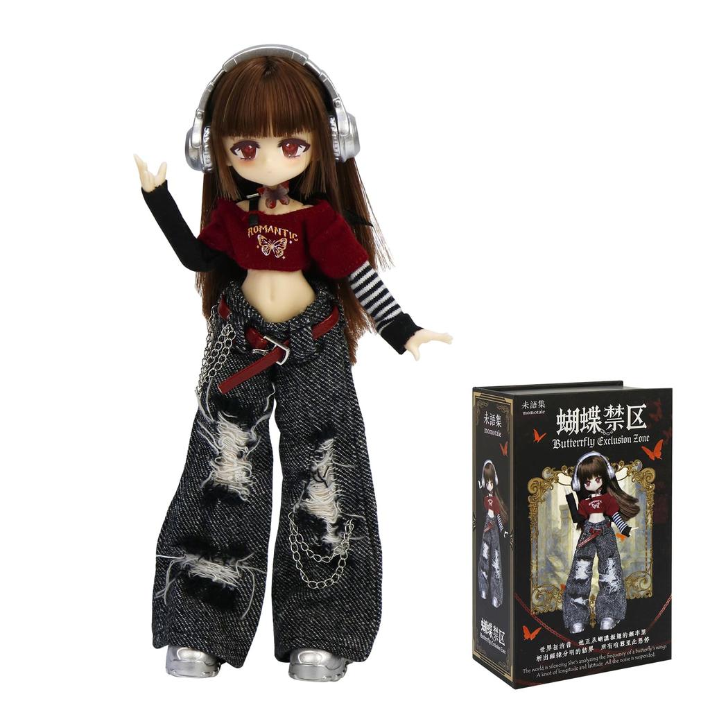 MJD Кукла Масштабная Подвижная Аниме Для Возраста 15 и Сделано из ПВХ Включает Коллекционную Бабочку Запретная Зона Фигурка 1/8, 20 см, Вверх, и АБС, Одежда, Фигурка,