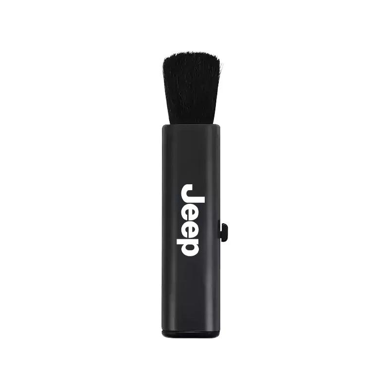 For Jeep 1Pcs Car Interior Cleaning Brush Air Vent Dust Removal Tools For Jeep Grand Cherokee Wrangler JK Gladiator Compass R