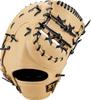 ZETT First Base Winning Pastel Brown X Black BRFB33513F Mitt, Road, Left-Handed Throw, (3219),