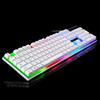 Wired USB Computer Keyboard Colorful Backlight Keyboard Waterproof Game Keyboard