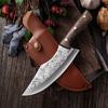 Kitchen Cleaver Forged Butcher Knife Household Slicing Meat Fish Cutting Chef Cooking Tools
