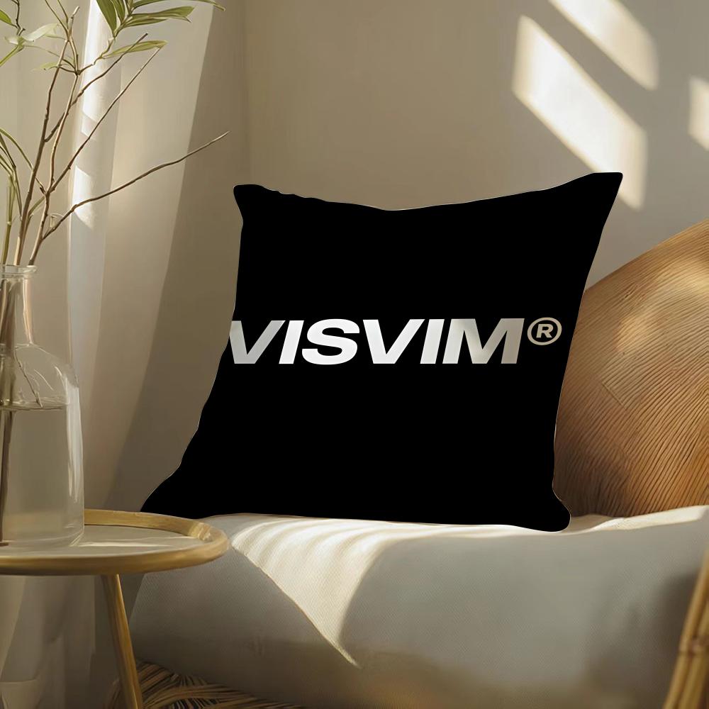 Дизайн V-V-Isvims Наволочка Подушка Мягкая Короткий Плюш Наволочка Гладкая Уютная Текстура Эстетичный Чехол для Подушки Домашний Декор