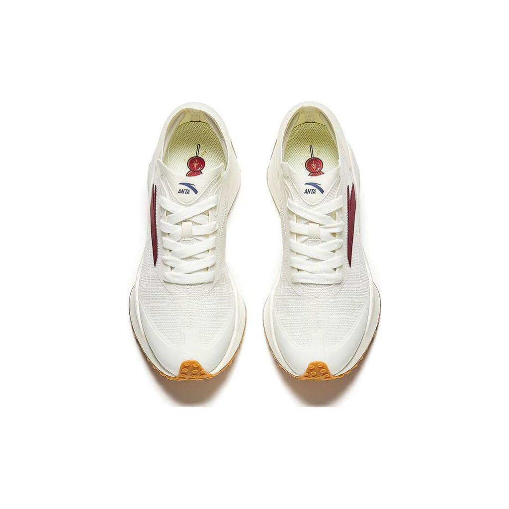 Anta Ice Sugar 3 Удобные нескользящие износостойкие низкие повседневные туфли женские кроссовки белые 922338891-1