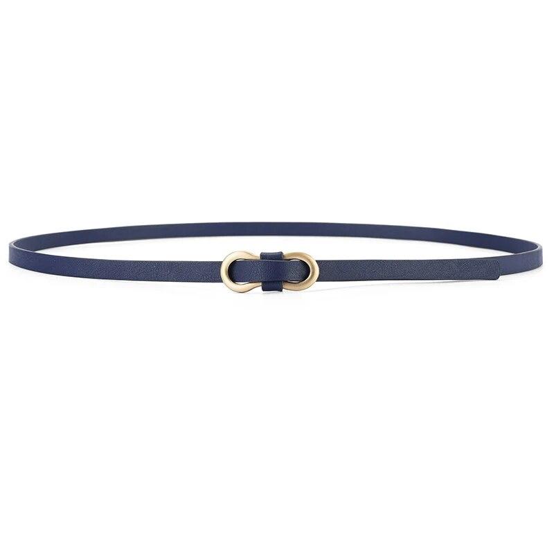 Женский ремень, простой, модный, универсальный, без перфорации, мягкий, из искусственной кожи, ремень для пальто, джинсов, тонкий, женский пояс