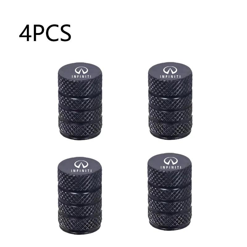 Car Wheel Tire Valve Caps Tyre Stem Covers Airdust Waterproof For Infiniti Q50 Q30 FX35 G37 G35 Q70 QX70 Q60 QX50 QX60 QX80 BV1