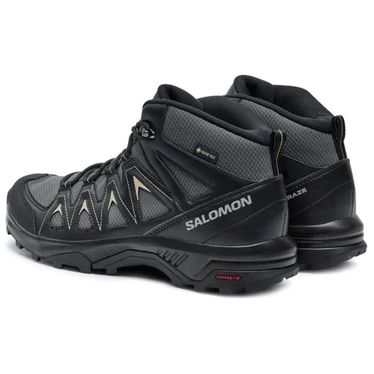 SALOMON X Braze Mid Gore-Tex Удобные Мягкие Высокие Туристические Ботинки Мужские Туристические Ботинки Черные L47430500