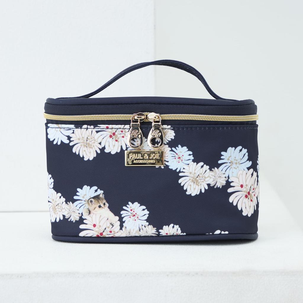 Косметичка Paul Joe Accessoires с ручкой Хризантема Nonette Темно-синий & & PJA-P1353