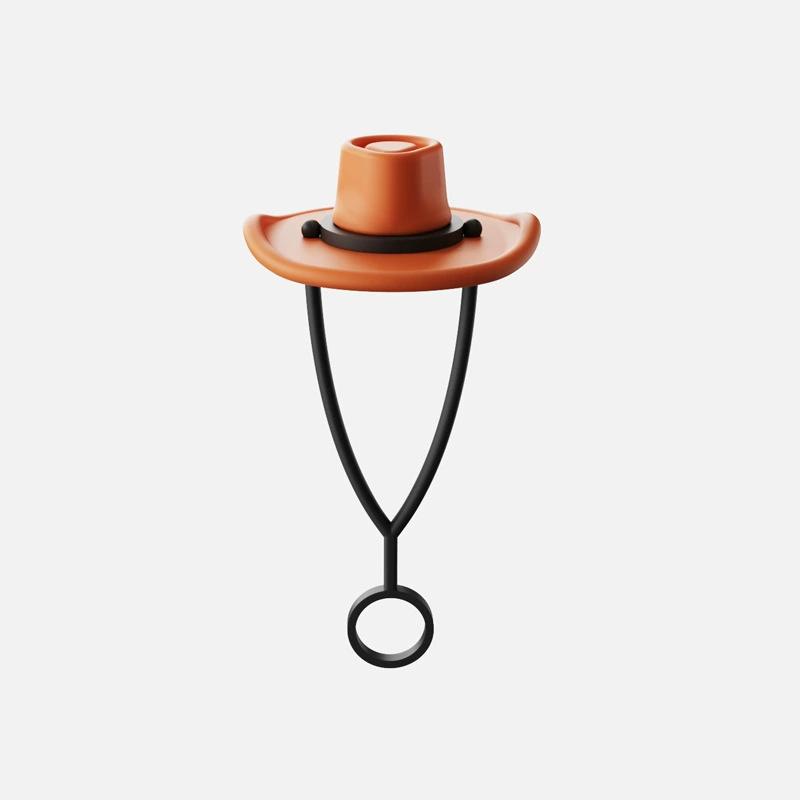 4 pcs Cute Cowboy Hat Straw Toppers Set Reusable Dustproof Silicone Straw Covers for Parties Outdoor Events Perfect for Independence Day Mother'S Day