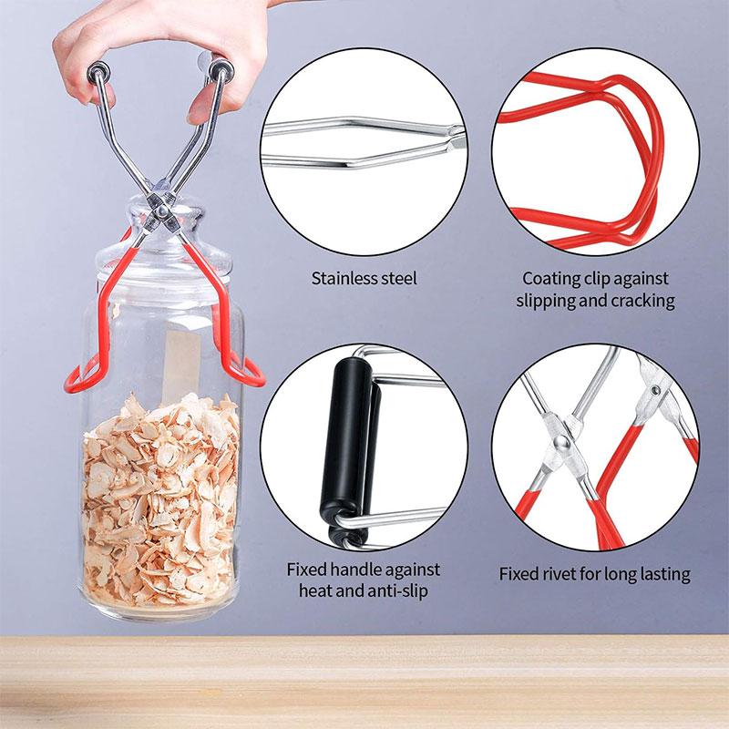 4/6 шт. воронки для консервирования из нержавеющей стали, щипцы для переноса консервных банок, джемов Power Mason, зерен, кухонные инструменты