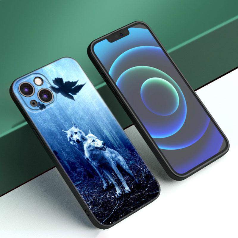 The Wolf Fierce Phone Case For iPhone Samsung Galaxy Redmi Xiaomi Oppo OnePlus Note S A 7 8 9 10 11 12 13 14 20 21 22 23 53 54 Pro Max Plus Ultra