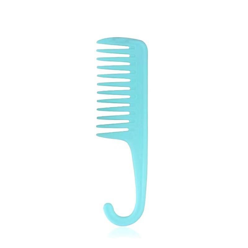 Large Wide-Tooth Curved Plastic Comb for Men & Women - Ideal for Long Hair & Parting