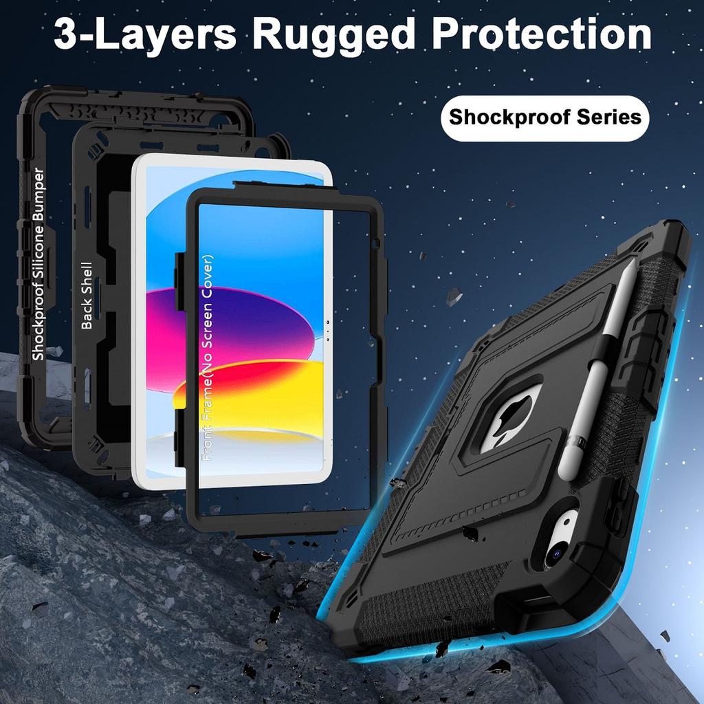 Чехол Funda для планшета IPad 10-го 11-го 12-го поколения Air5 Air11 Air13 Чехол-подставка с защитой для IPad 10.2 9-го 8-го 7-го поколения Mini 7 6