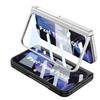 Магнитный шарнир Обычный кожаный чехол для Google Pixel 10 9 Pro Fold Внешний экран Стекло Подставка Бронированный чехол для Pixel 10 Pro Fold Чехол