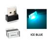 RXZ 1PC car mini usb led Atmosphere Light For Party Ambient Automotive Portable Plug and Play  Car Decorative Interior Lamp 12V