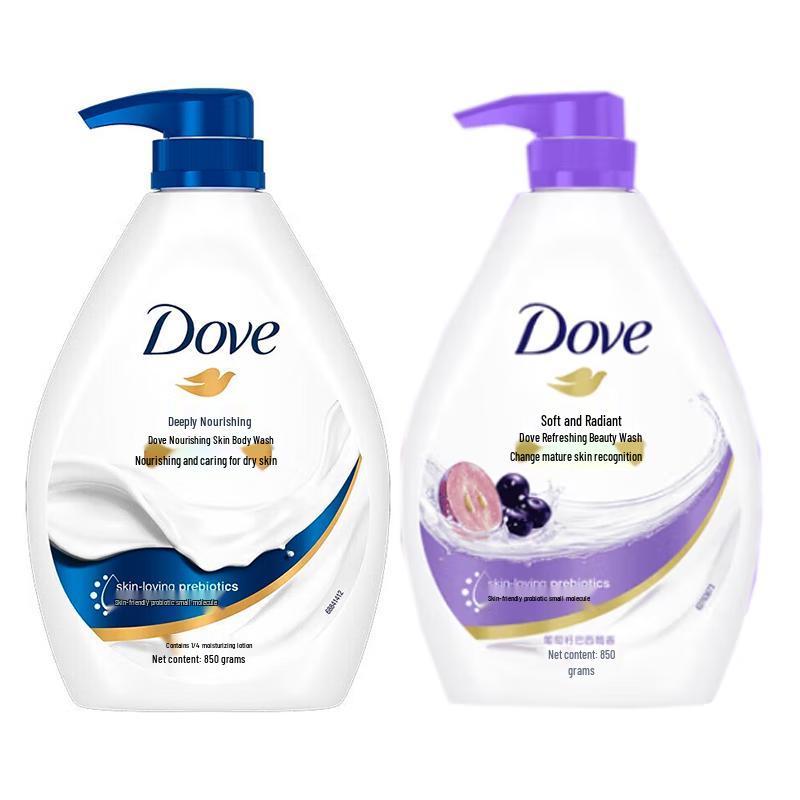 Dove Deeply Nourishing + Soft & Brightening Shower Gel