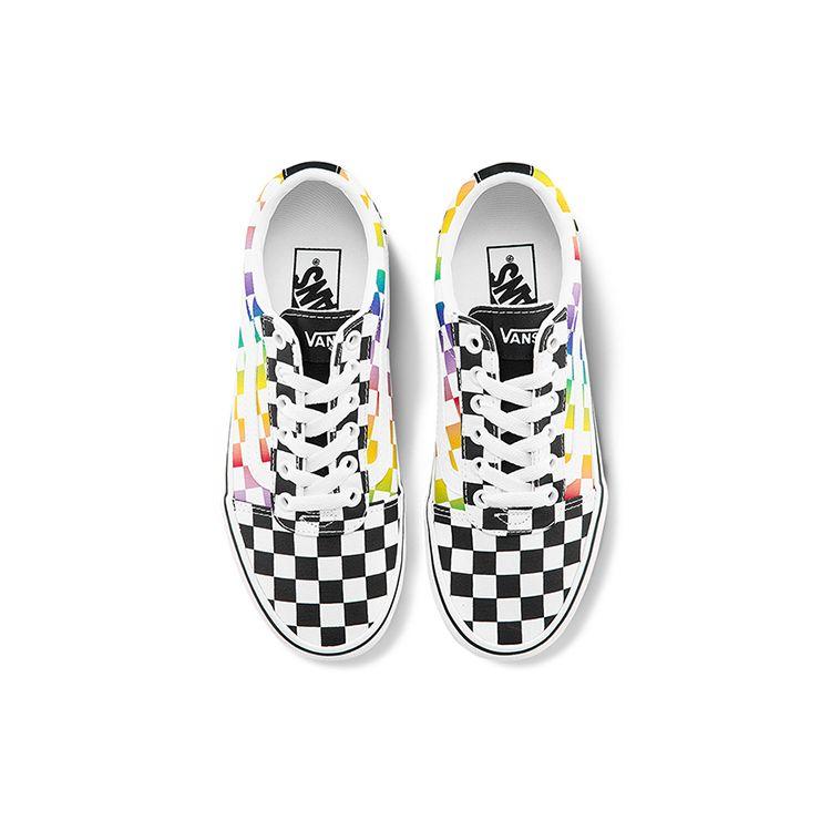 Vans Ward Canvas Retro Color Block Casual Shock Absorbing Durable Lightweight Breathable Low Top Skate Shoes Women Sneaker VN0A3IUN3RL