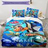 3pcs Nemo2 Cover Set - Personalized Name, HD Printed Bedding with 1 Cover and 2 Pillowcases - Perfect for Home Decor, Easy Care