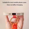 Cute Mobile Phone Lanyard Hanging Decoration Can Be Carried Twist Rope Anti-loss Pendant Fashion Strong Wrist Short Straps Band