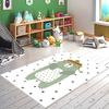 Stain Resistant Machine Washable Digital Printed Non Slip Dot Base New Generation Educational Children's Carpet C6005