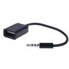 3,5 мм штекер Aux аудио разъем для USB 2,0 женский конвертер кабель автомобильный Mp3