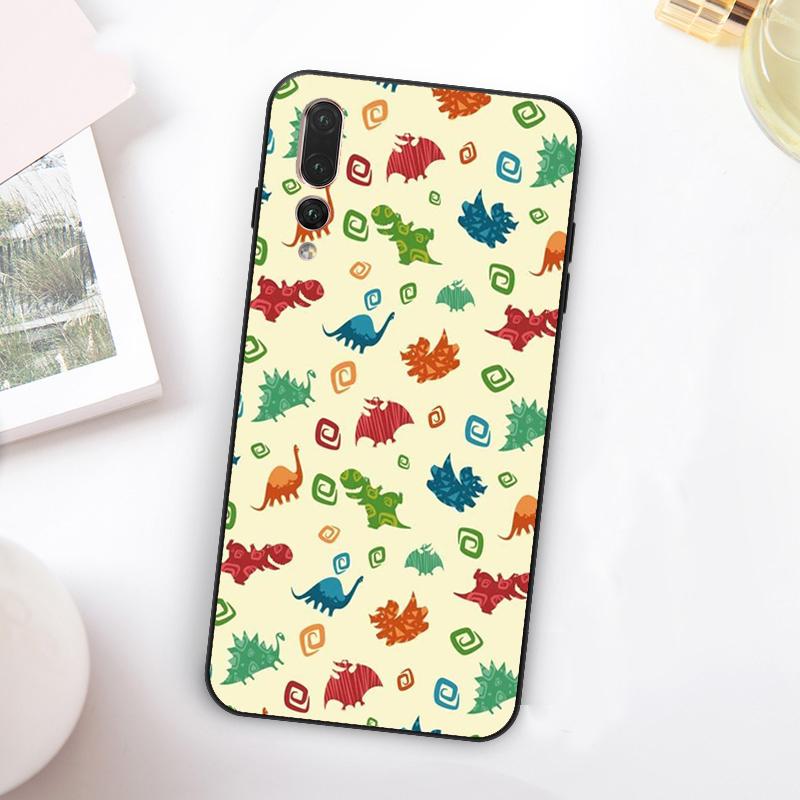 Чехол для Huawei Nova Y60 Y70 Y90 Y72 Y73 Y61 Y91 7i 8i 11i 12i 12s 9 10 SE P20 P30 P40 Lite с рисунком скелета динозавра