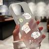 Mobile Phone Cases for iPhone 11 13 15 Pro Max 12 14 Pro Max Case iPhone 16 15 Plus 13 Pro 12 Frosted Texture Painted Cartoon Flowers