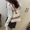 Straw Wicker Bucket Bag With Inner Phone Pocket For Summer Vacation And Shopping