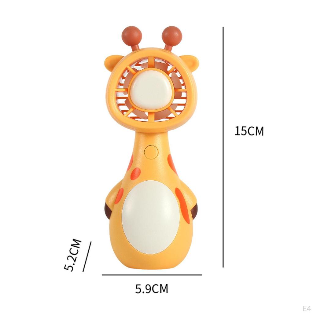 Портативный мини-вентилятор с очаровательным дизайном в виде животных для летнего веселья