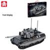 LeYi 66101 Немецкий основной боевой танк Leopard 1 Строительные блоки Военная игрушка для мальчиков