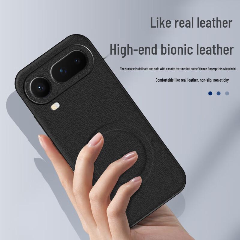 Магнитный кожаный чехол для телефона Honor Magic8 Pro Air