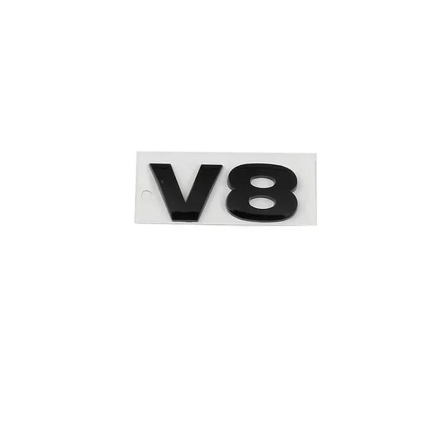 3D ABS HSE V8 Letters Car Rear Trunk Fender Badge Emblem Decals Sticker For Land Rover Range Rover Sport Vogue Discovery 4 V4