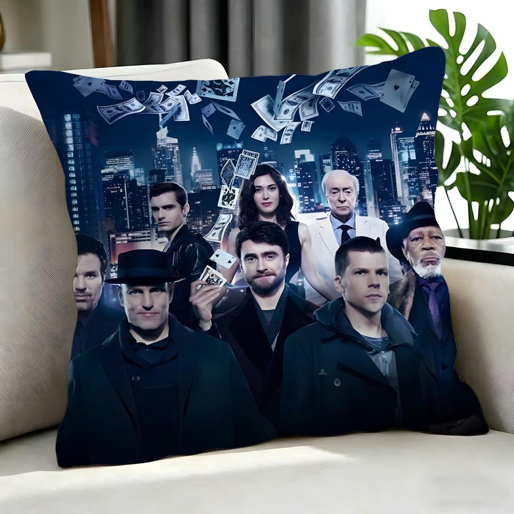 Movie Now You See Me Cushion Cover Cushion Cover Set 4Pcs 50X50 45X45 40X40 Pillowcase Decorative Sofa Home Decor